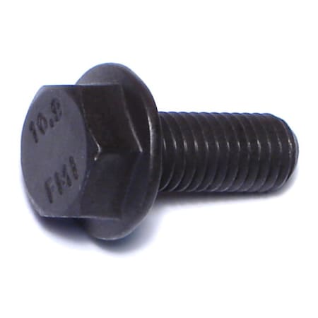 Midwest Fastener Class 10.9, M8-1.25 Flange Bolt, Black Phosphate Steel, 20 mm L, 8 PK 932943